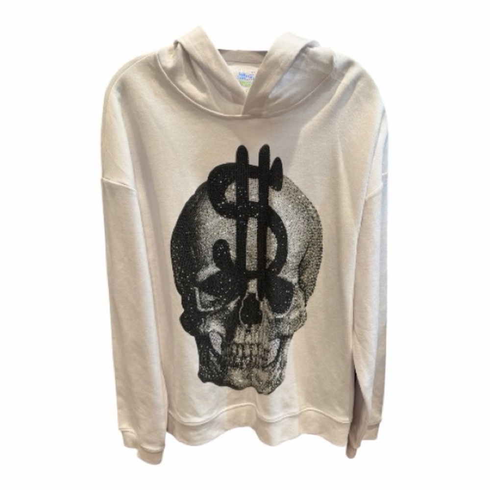 Heads or Tails Nee w/out tags Men's Skull Hoodie Sweatshirt XL